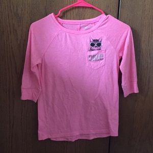 Justice pink shirt